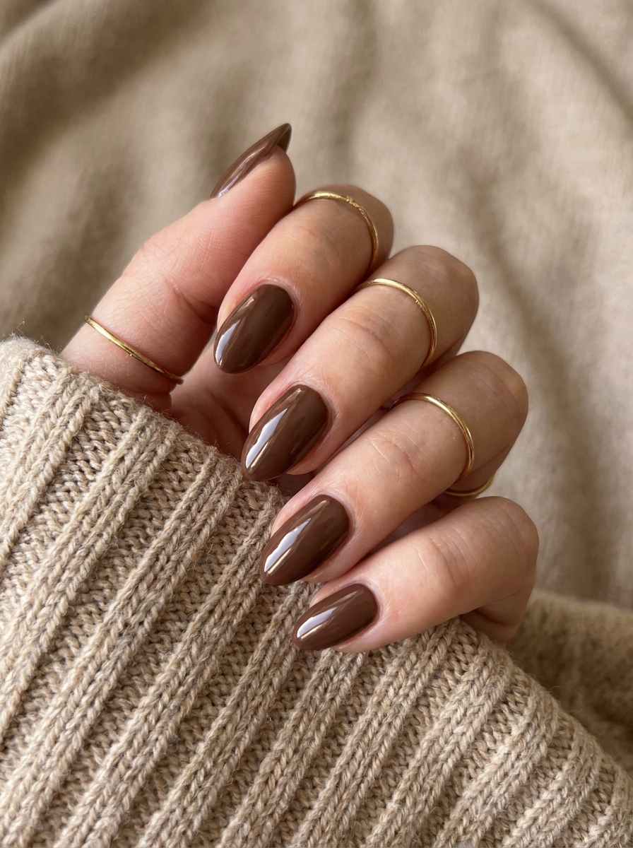 Almond Brown Nails – gepflegte Nagelidee 2026